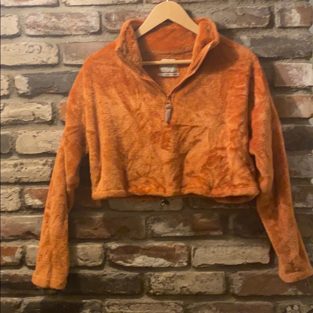 Urban Outfitters cropped fuzzy sweater